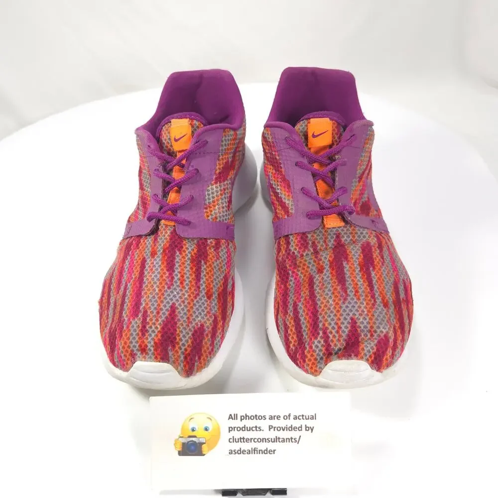 Nike Roshe Run Flight Lace Up Athletic Shoe Youth Girls Size 5 705486-100 Pink